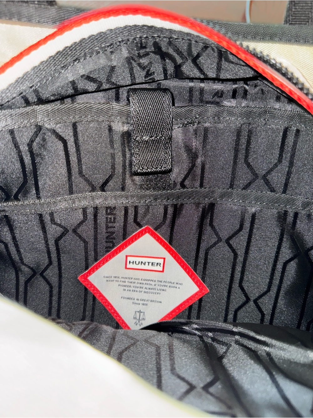 Hunter taupe and Black Contrast Tote - Picture 3 of 8